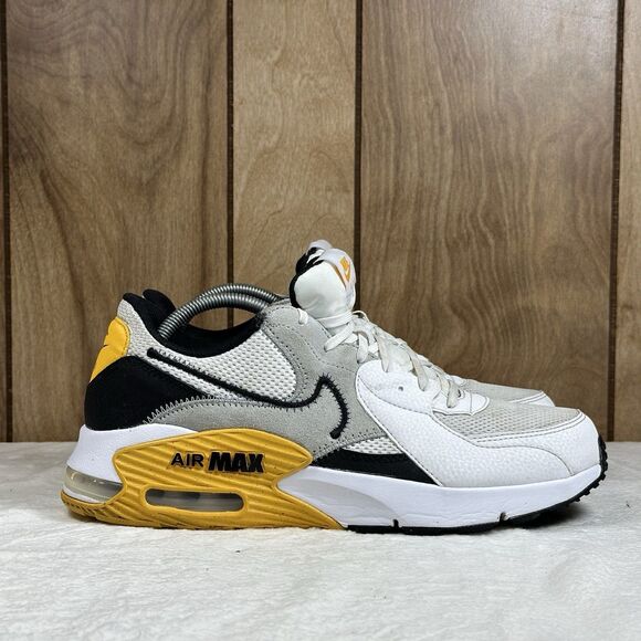 Nike Air Max Excee Men Size 10 DZ0795-103 White University Gold Running Shoes